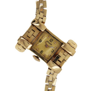 LeCoultre 14k Yellow Gold Vintage Lady's Wristwatch, c. 1940's