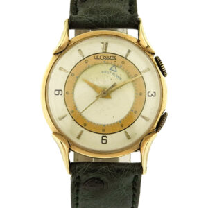 LeCoultre 14k Yellow Gold Filled Wrist Alarm Watch