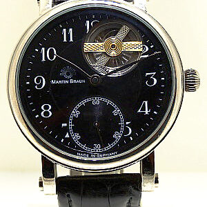 Stainless Steel Martin Braun LaBelle Ref no.034  Oversized Wristwatch, complete