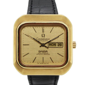 Omega 18K Constellation Very Rare with Square Cut Corners
