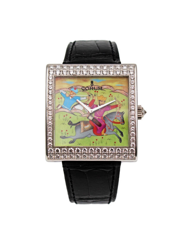 Corum Artisan Collection Buckingham, Ref. 138.182.69, 18k WG , Made in a limited edition of 80 pieces circa 2006.