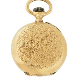 LE ROY & FILS, 18kRG 'Lilliputian' Open Face Pendant Watch c. 1880