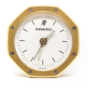 Audemars Piguet Royal Oak "Unipede Montreux 1997" Brass Quartz Table Clock
