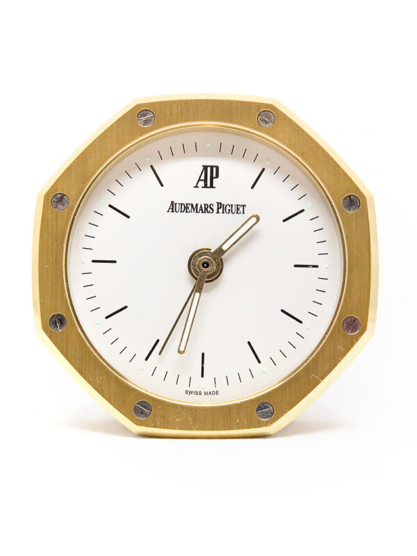 Audemars Piguet Royal Oak "Unipede Montreux 1997" Brass Quartz Table Clock