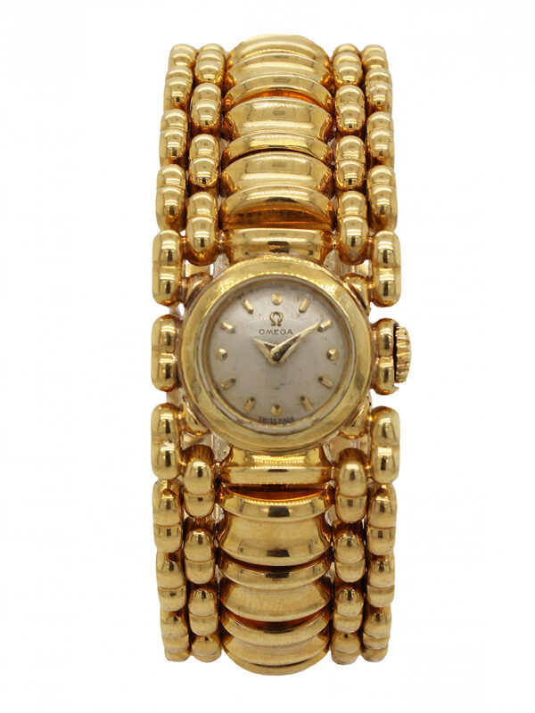 Omega 18k Yellow Gold "Post Retro" Ladies' Bracelet Watch