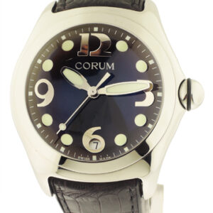 Corum, “Bubble Boutique”, Stainless Steel, Ref. 163.150.20. Thick Domed Crystal Creating a Lens Effect