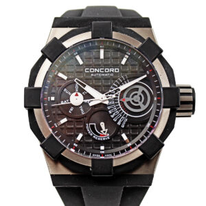 Concord "C1 Retrograde" Titanium Automatic Day-Date Wristwatch, Ref 01.5.40.1020