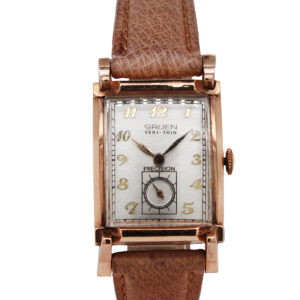 Gruen Precision (Ref 440-568) 14k Pink Gold Wristwatch c. 1930's
