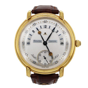 Maurice Lacriox "Jour Nuit" 18k Yellow Gold Large Day/Night Wristwatch, Ref 07770