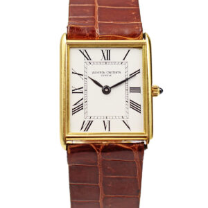Vacheron & Constantin 18k Yellow Gold Wristwatch with Pouch c. 1980, Ref 33201
