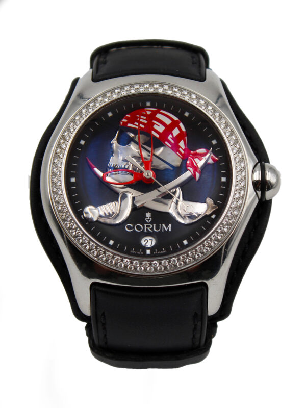 Corum "Bubble Privateer" Stainless Steel & Diamond Ltd 191/250 Auto-Date Wristwatch c. 2005, Ref 082.157.47