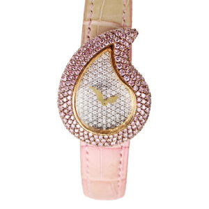 Chopard "Casmir" Pink & White Gold & Diamond (~5.21ct) Ladies’ Wristwatch Complete c. 1998, Ltd 43/6700 Ref 436700-9011