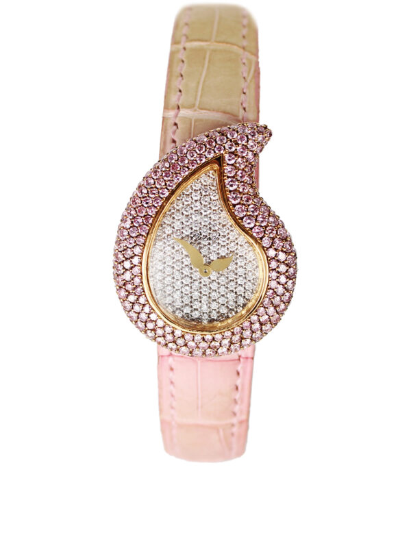 Chopard "Casmir" Pink & White Gold & Diamond (~5.21ct) Ladies’ Wristwatch Complete c. 1998, Ltd 43/6700 Ref 436700-9011