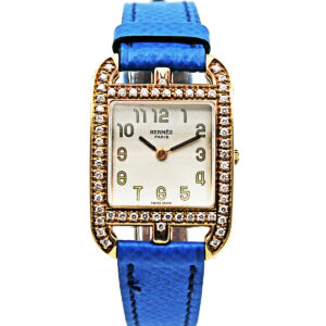 Hermes "Cape Cod" 18k Yellow Gold & Diamond Ladies' Wristwatch c. 2000s