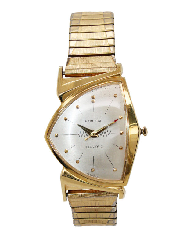 Hamilton "Pacer" Electric 14K Yellow Gold Bracelet Watch, c. 1957