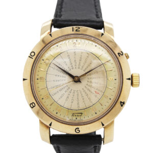 Tissot “Navigator” Gold Plated World Time Wristwatch c. 1960 Ref no. 4002-2