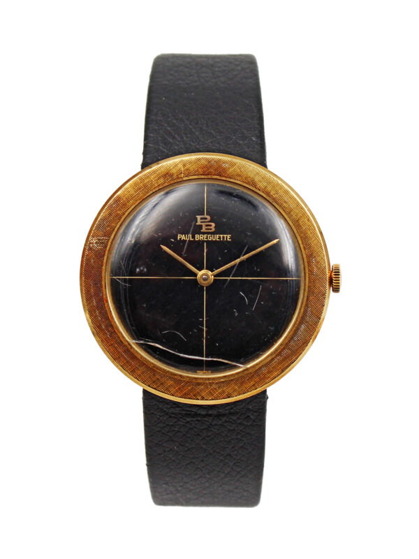 Paul Breguette 14k Yellow Gold Mechanical Wristwatch