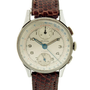 Clinton Vintage Stainless Steel Chronograph Wristwatch (Ref 178)