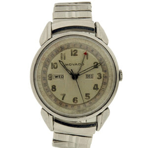 Movado Stainless Steel Calendar Wrist Watch