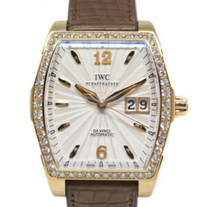 IWC "Da Vinci Automatic" (Ref IW452323) 18k Pink Gold & Diamond-Set Heavy Wristwatch c. 2008