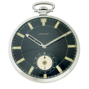 Marvin 'Gerstenberg' Chrome Open Face Vintage Pocket Watch