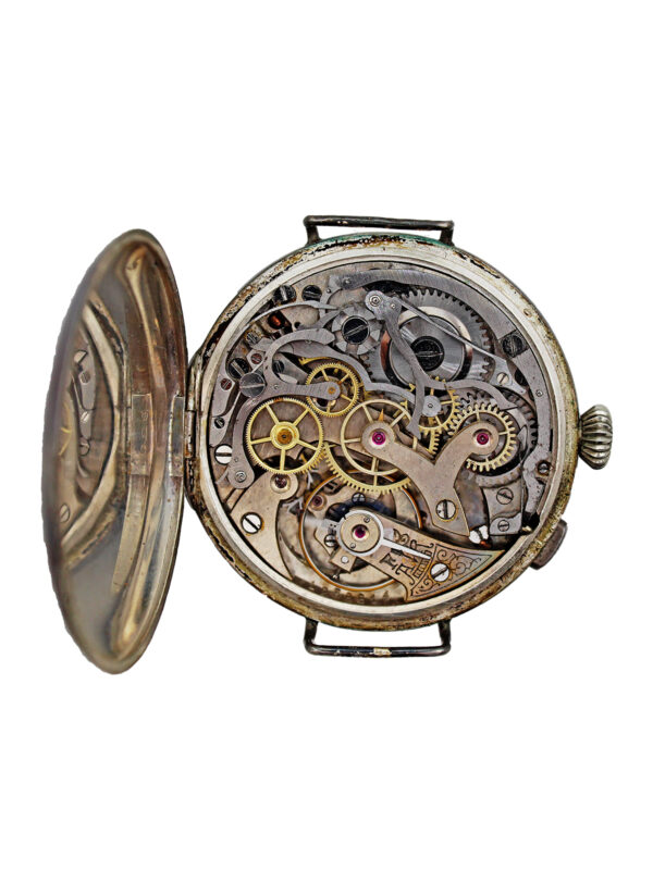 Swiss Oversized Single-Button Chronograph Wristwatch c. 1920s, from Mel Blanc's Collection