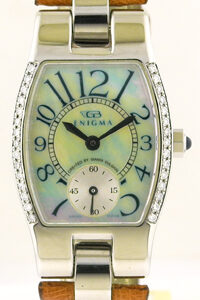 Enigma SS & Diamond Lady's Bracelet Watch Designed by 'Gianni Bulgari'