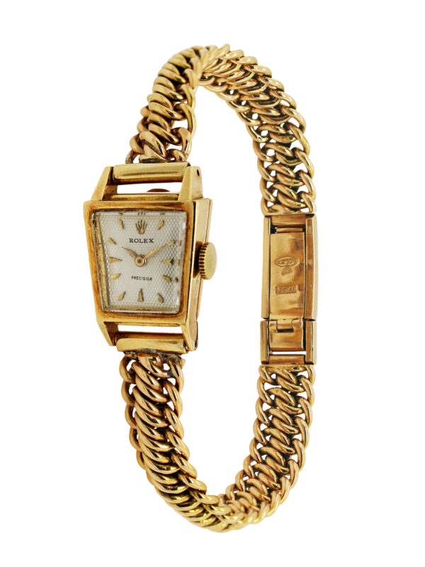 Rolex 18K Gold Ladys Watch with Pink Gold Bracelet