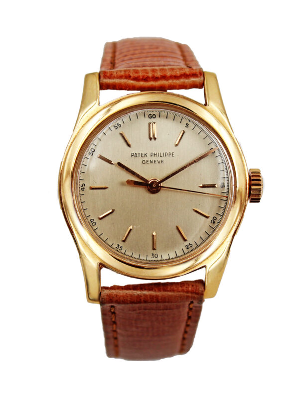 Patek Philippe rare 18k Pink Gold Ref:2483 screw back, Manufactured in 1951