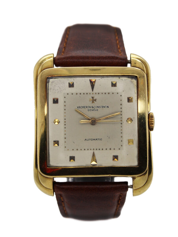 Rare Vacheron & Constantin "Cioccolatone" 18k Yellow Gold Large Automatic Wristwatch c. 1950s, Ref 4737