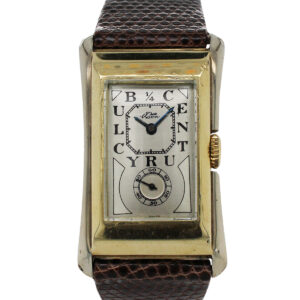 Rolex 2 Tone 18k White Gold and Yellow Gold Brancard 1/4 Century Club Wrist Watch, Ref.# 9714
