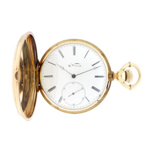 John Reymond Locle Detent Chronometer 18k Yellow Gold Pocket Watch