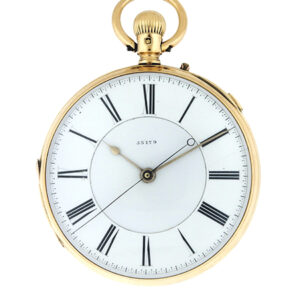 Thomas Halliwell, Dewsbury, 18K Yellow Gold Pocket watch with Center Seconds, c.1870's