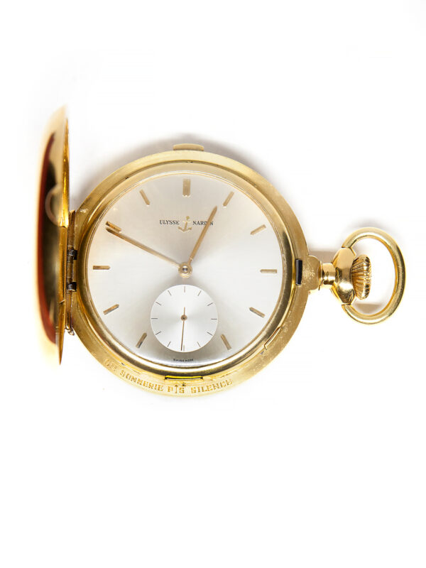 Ulysse Nardin, Clock Watch Minute Repeating, Grand and Petite Sonnerie, 18K Hunter Case, 2-Train