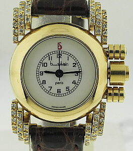 Bernard Sylvain , French Lady's 18k YG & Diamond Automatic Wrist Watch