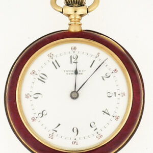 Patek Philippe, Retail for Tiffany & Co. Lady's 18k YG Open Face Pendant Watch c.1894