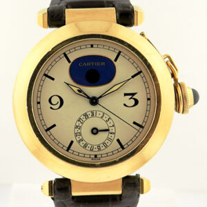 Cartier Pasha Moonphase 18k Yellow Gold with Date. 30001