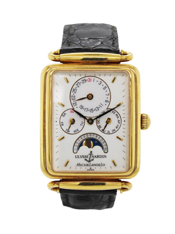 Ulysse Nardin "Michelangelo" 18K YG Moonphase Calendar Auto