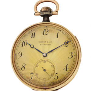 Bearus & Co, Plymouth. Gentleman's rare minute repeating, open face pocket watch. Circa 1910