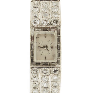 Vacheron & Constantin 18k White Gold and Diamond Ladies' Bracelet Watch