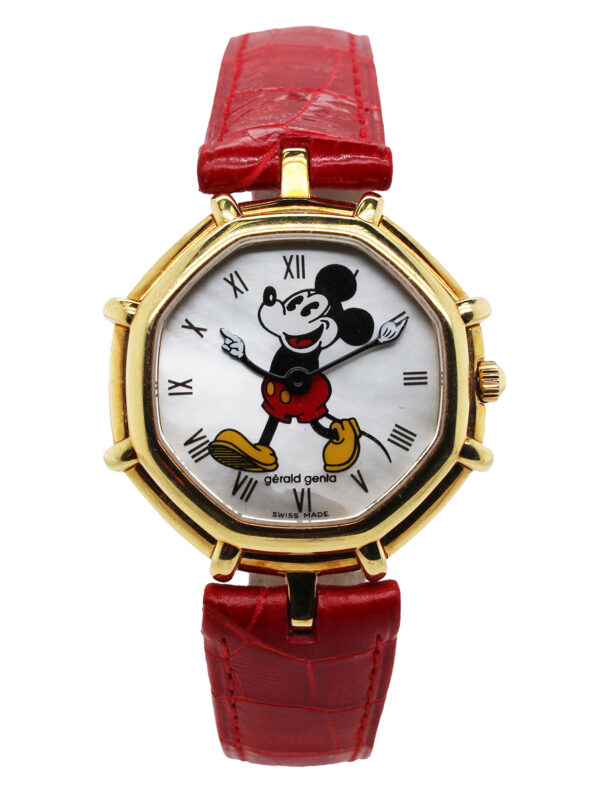 Gerald Genta 18k Yellow Gold Mickey Mouse Wristwatch, Ref G28507