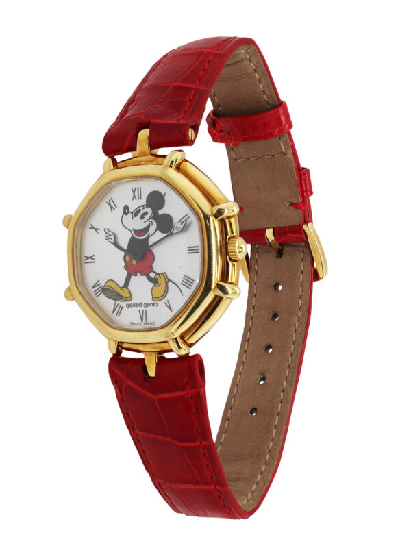 Gerald Genta 18k Yellow Gold Mickey Mouse Wristwatch, Ref G28507