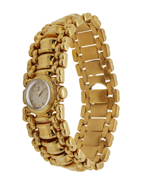 Omega 18k Yellow Gold "Post Retro" Ladies' Bracelet Watch