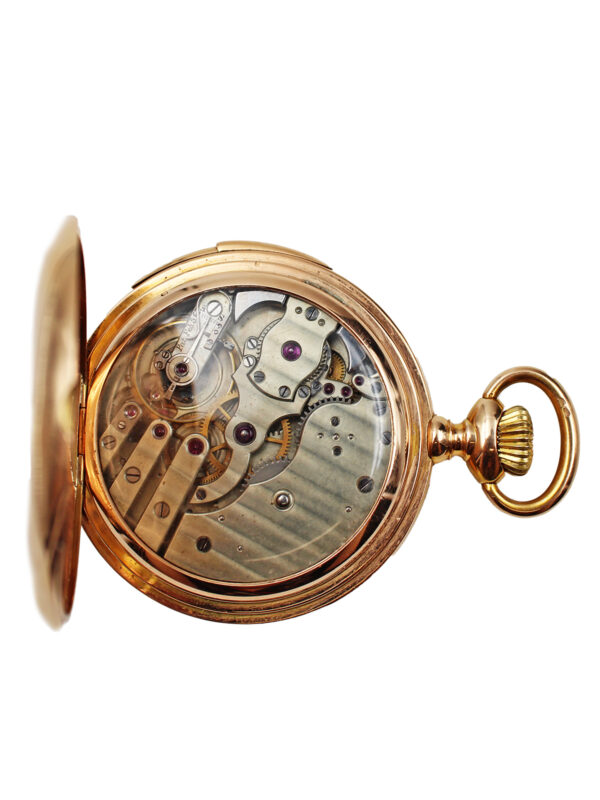 5 Minute 1/4 Repeating 14k Yellow Gold H.R. Ekegren, Copenhagen Open Face Pocket Watch c. 1900