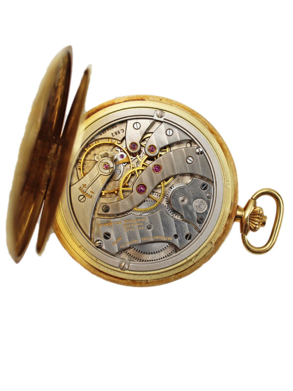 IWC 18k Yellow Gold Hunter Face Pocket Watch, c. 1980's