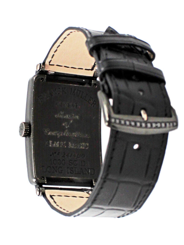 Franck Muller "Black Magic " 18k Blackened White Gold & Black Diamond Wristwatch Ltd 24/400, Ref 1000 SC D