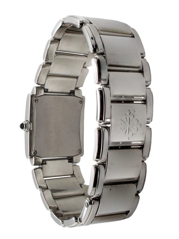 Patek Philippe "24" (Ref 4910/10) Stainless Steel & Diamond Ladies' Bracelet Watch