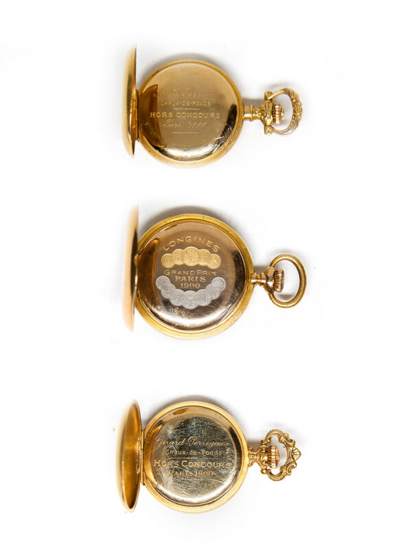 Lot of 5 Small 18k Yellow Gold Hunter & Open Face Pocket Watches