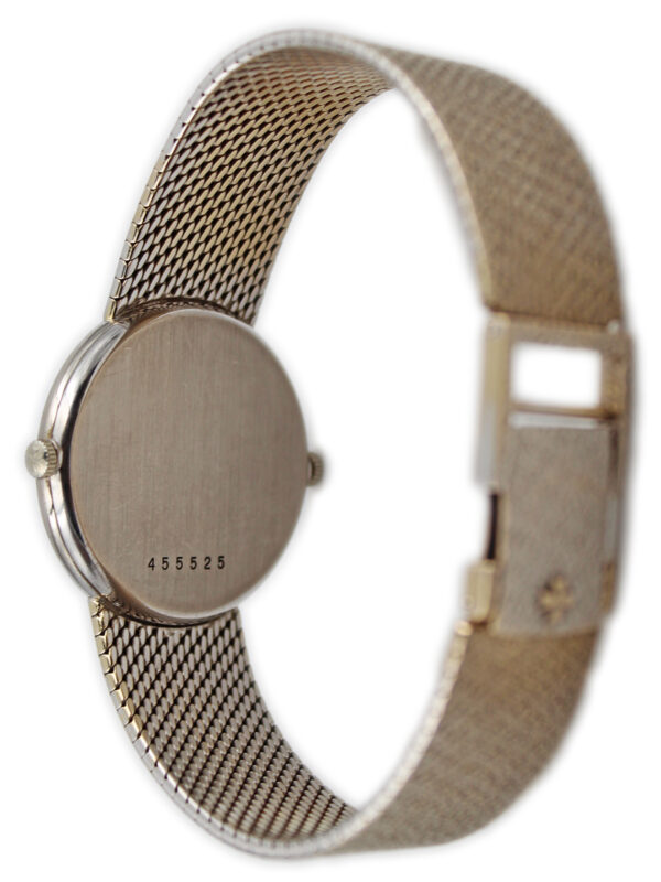 Rare Vacheron Constantin 18k White Gold Dual Timezone Bracelet Watch, Ref 7876