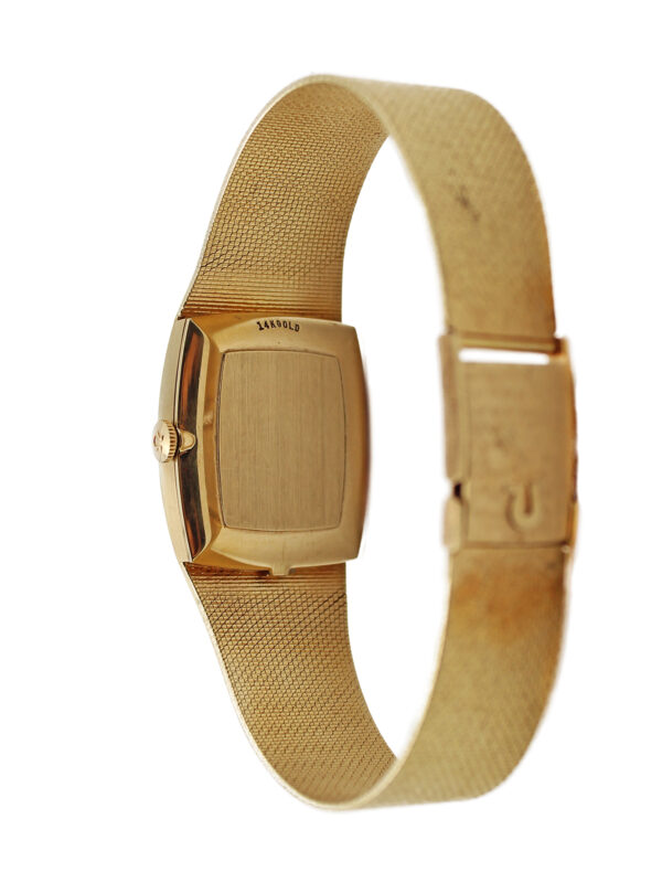 Omega 14k Yellow Gold & Diamond (~0.5ct) Men's Bracelet Watch c. 1960-70s, Complete, Ref DD6876